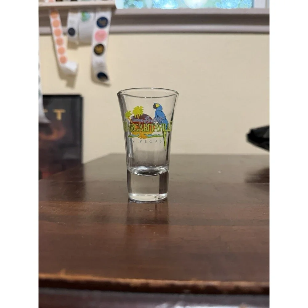 Jimmy Buffett Margaritaville Las Vegas Logo Shot Glass